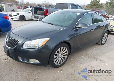 2012 Buick Regal Turbo - Premium 1 из США, поврежденный, VIN 2G4GS5EV5C9212084